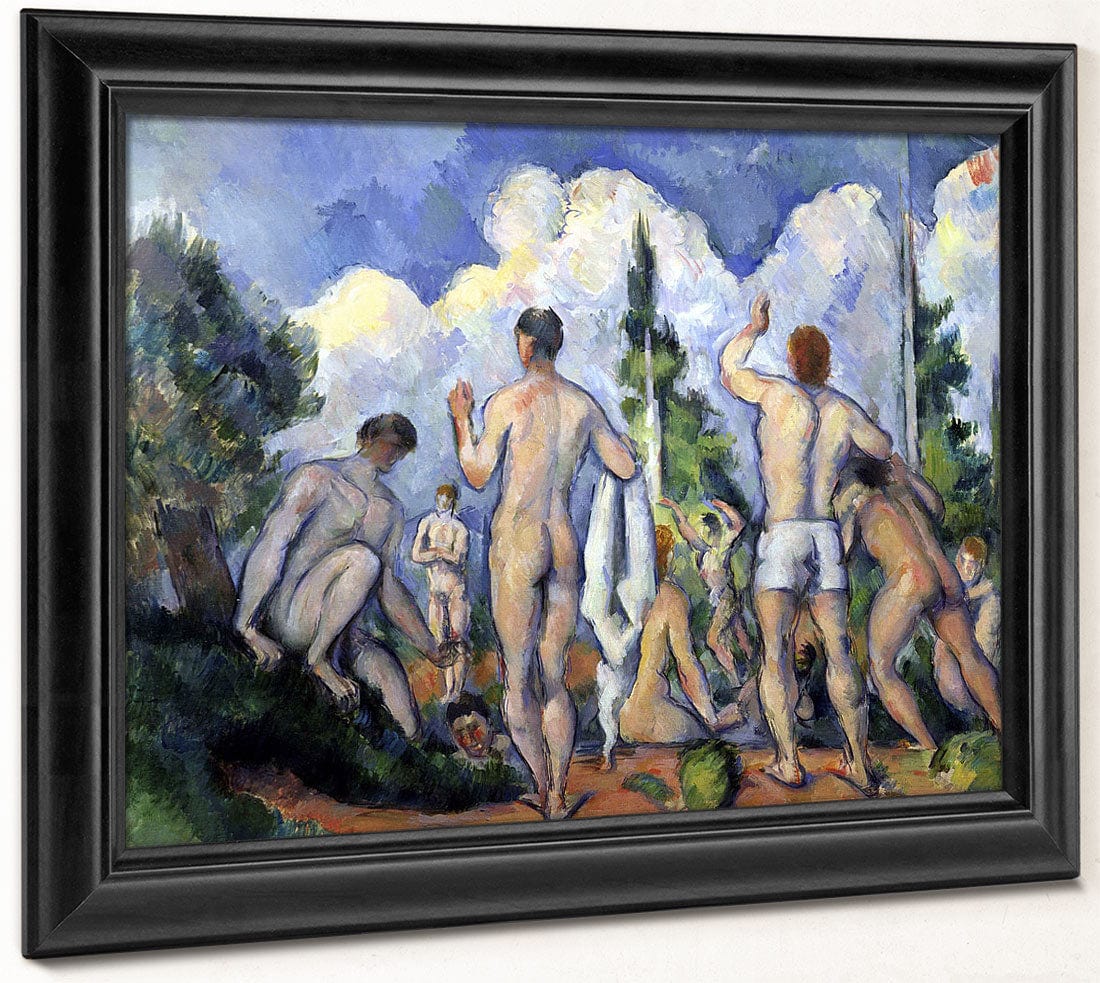 The Bathers By Paul Cezanne Fine Art Print 2