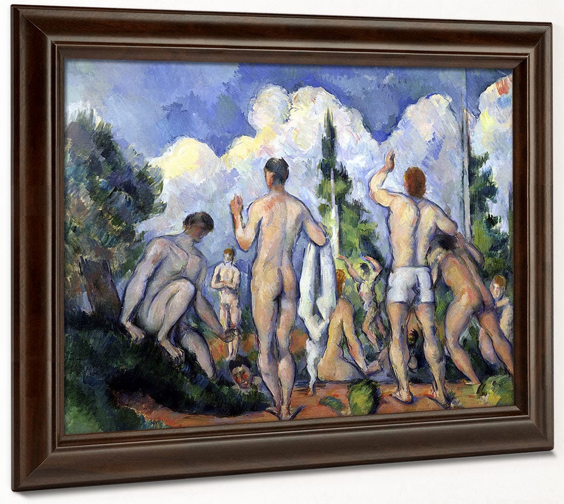 The Bathers By Paul Cezanne Fine Art Print 2