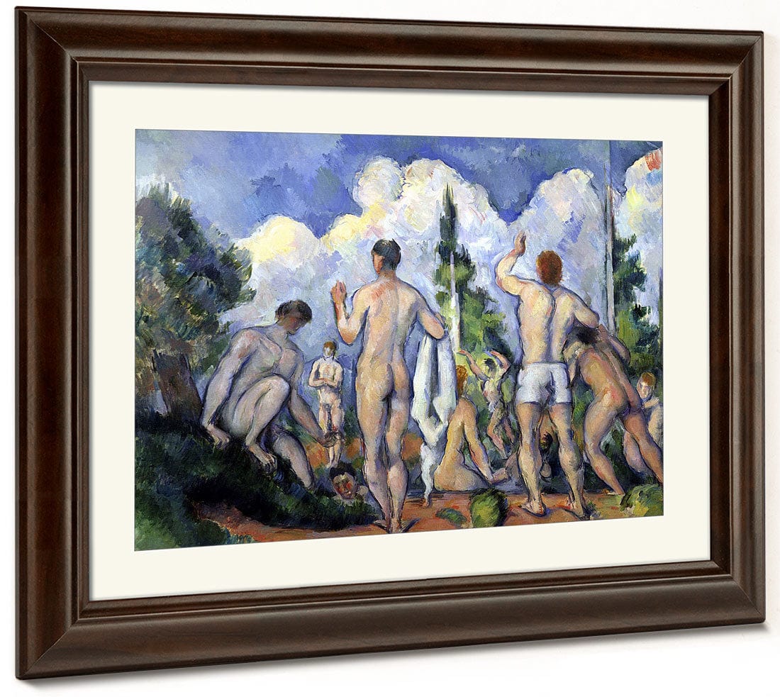 The Bathers By Paul Cezanne Fine Art Print 2