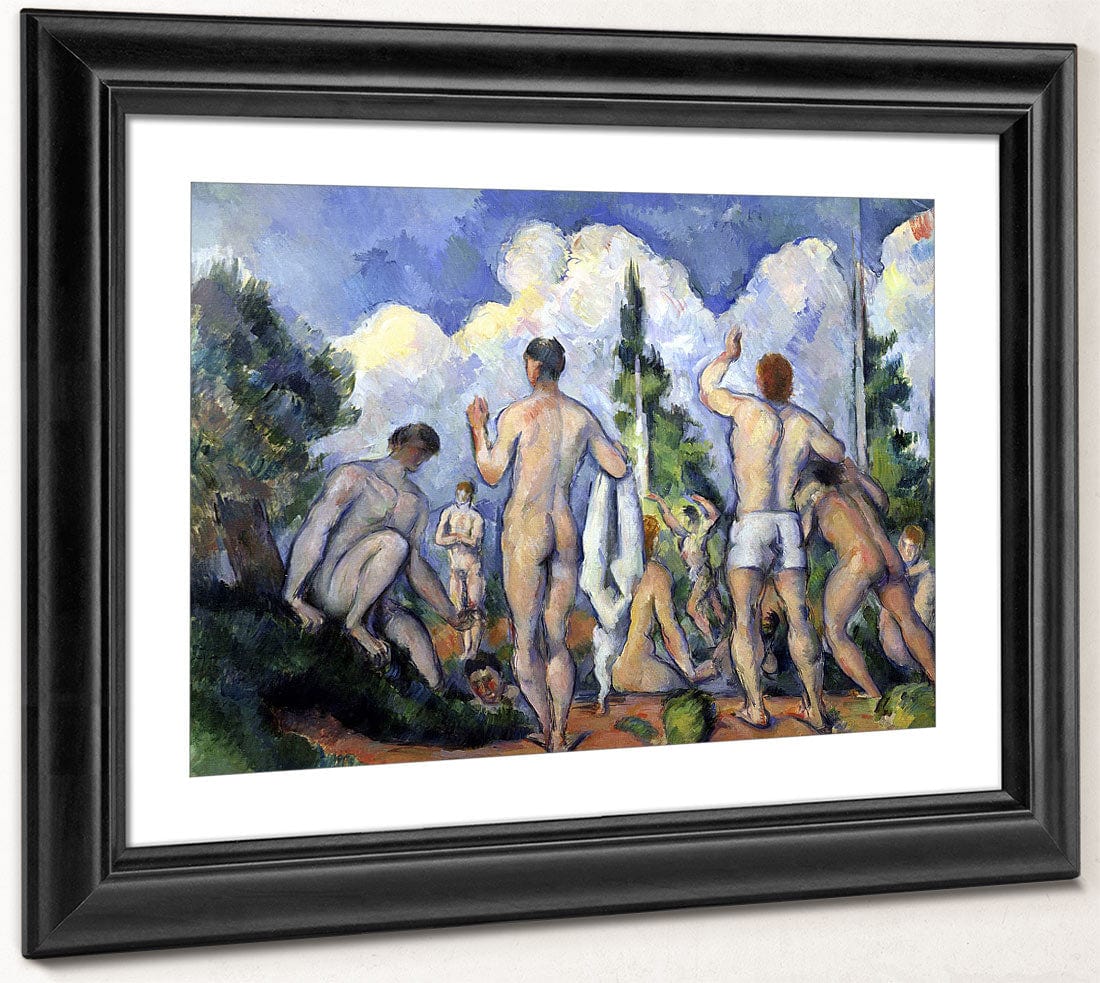 The Bathers By Paul Cezanne Fine Art Print 2