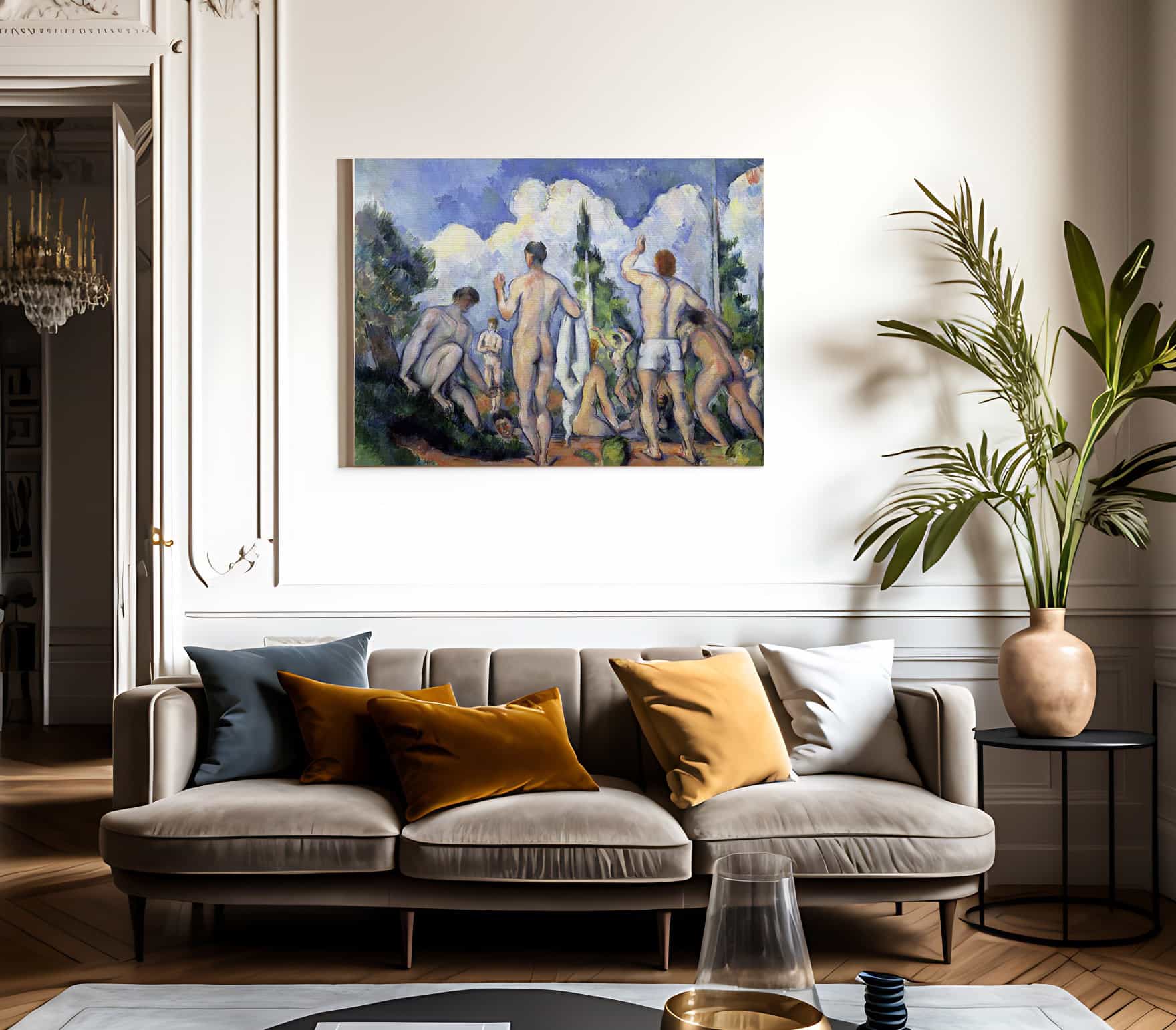 The Bathers By Paul Cezanne Fine Art Print 2