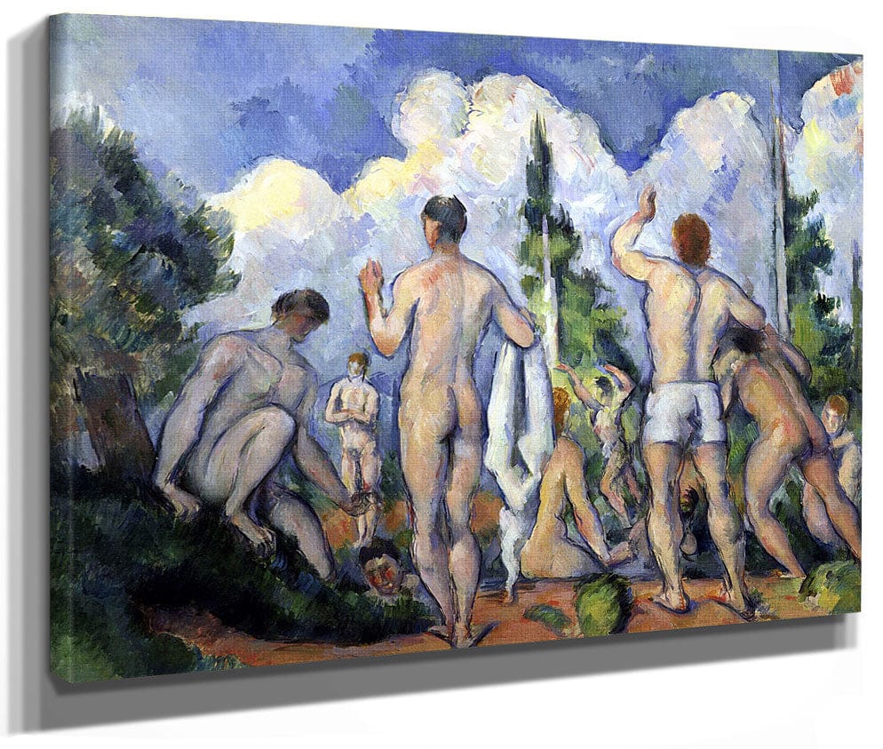 The Bathers By Paul Cezanne Fine Art Print 2