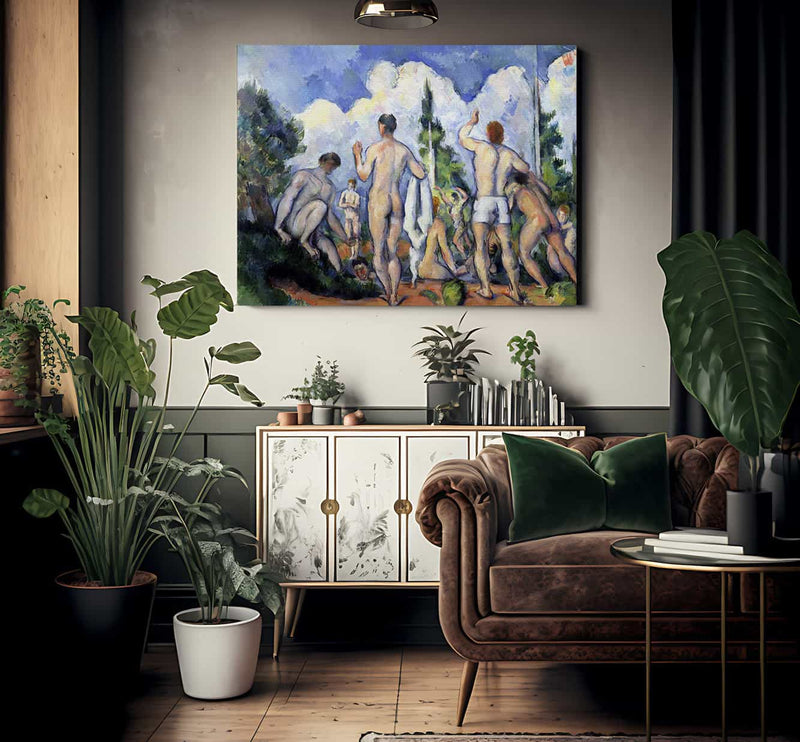 The Bathers By Paul Cezanne Fine Art Print 2