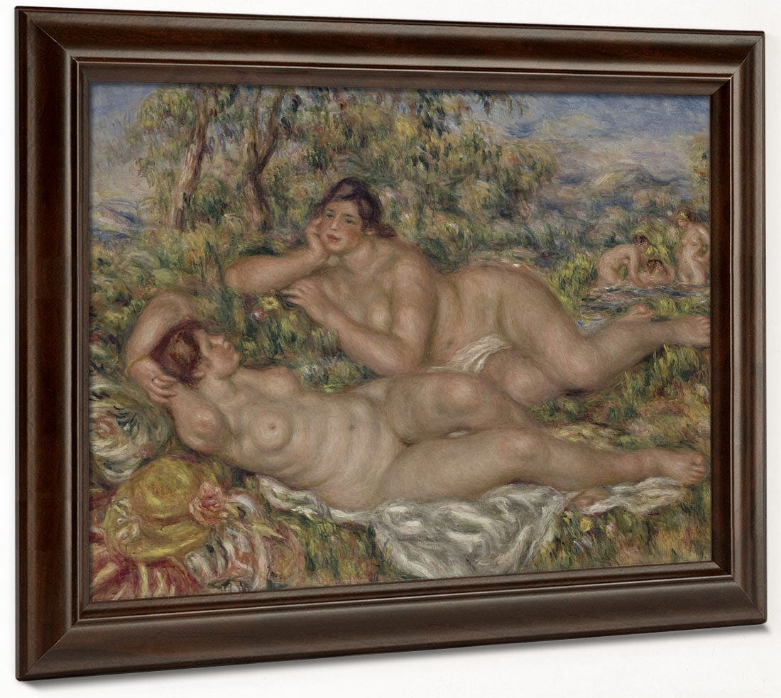 The Bathers (Les Baigneuses) By Pierre Auguste Renoir Fine Art Print 2