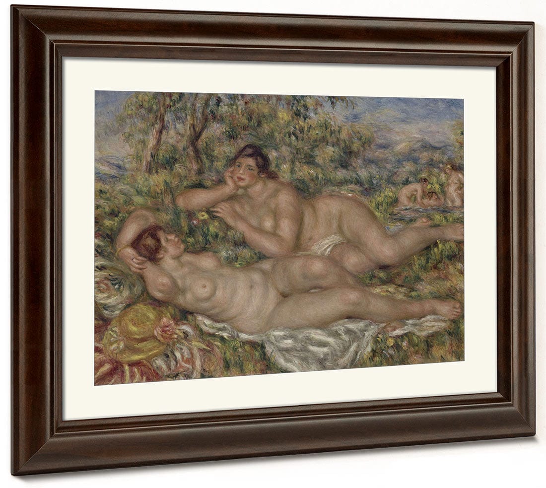 The Bathers (Les Baigneuses) By Pierre Auguste Renoir Fine Art Print 2