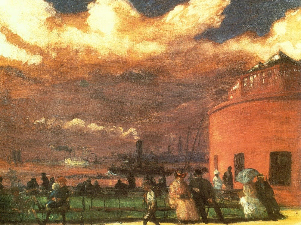 The Battery 1902 1904 By William Glackens Fine Art Print 2