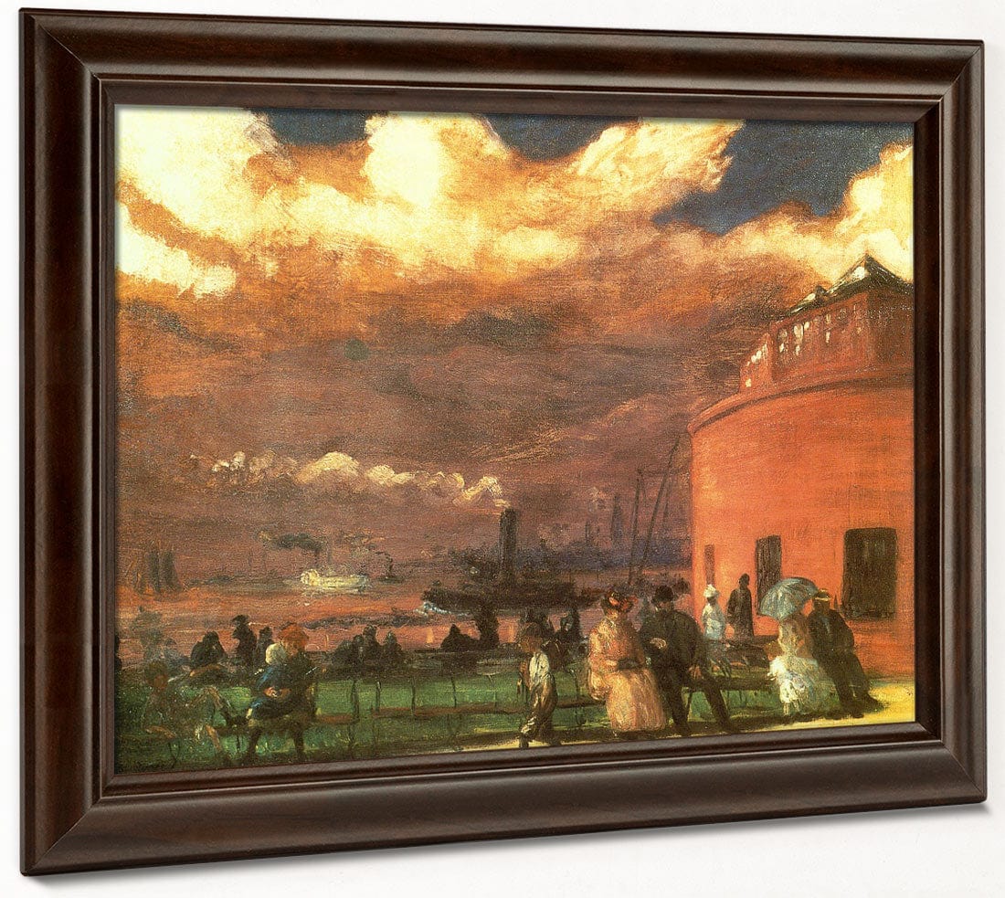The Battery 1902 1904 By William Glackens Fine Art Print 2