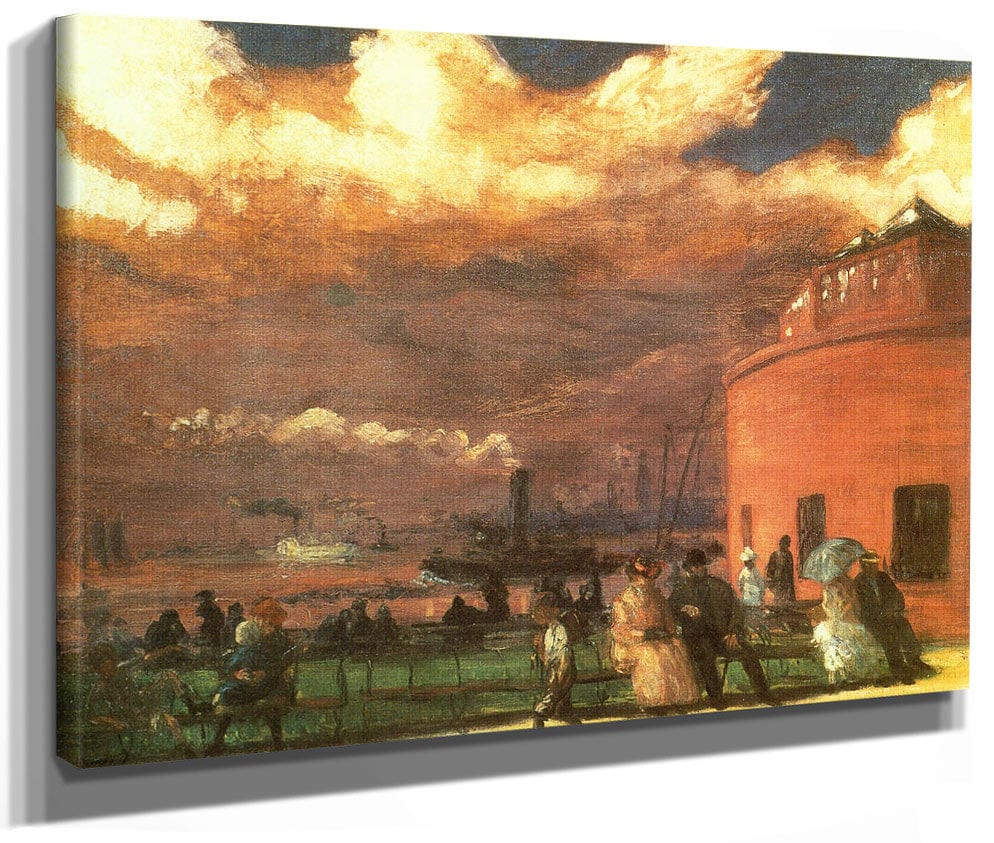 The Battery 1902 1904 By William Glackens Fine Art Print 2