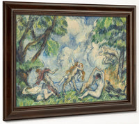 The Battle Of Love By Paul Cezanne Fine Art Print 2