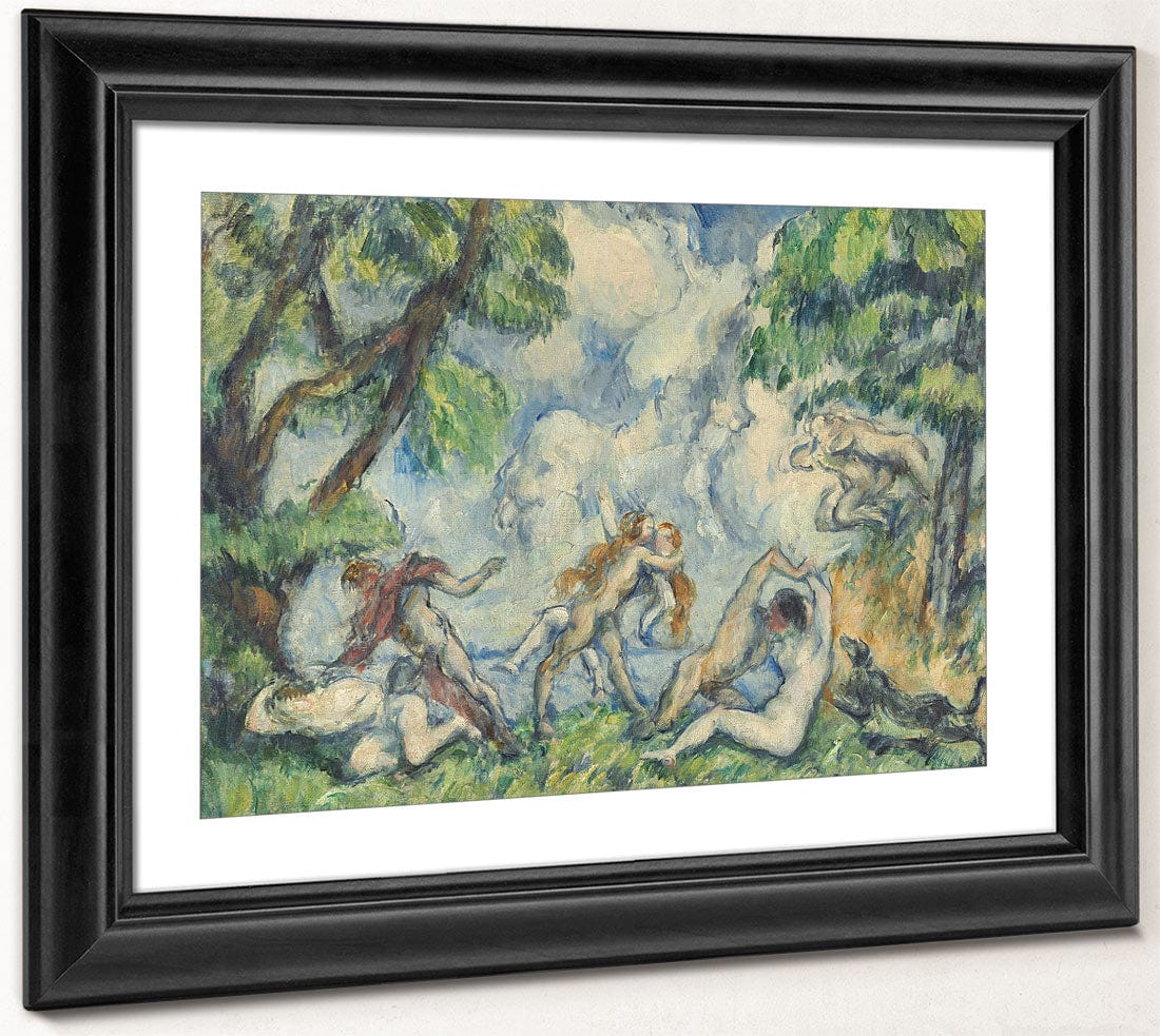 The Battle Of Love By Paul Cezanne Fine Art Print 2