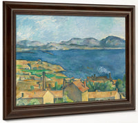 The Bay Of Marseilles, Seen From L'estaque By Paul Cezanne Fine Art Print 2