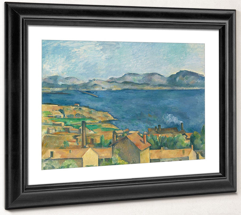 The Bay Of Marseilles, Seen From L'estaque By Paul Cezanne Fine Art Print 2