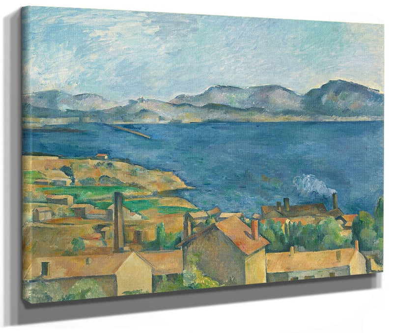 The Bay Of Marseilles, Seen From L'estaque By Paul Cezanne Fine Art Print 2