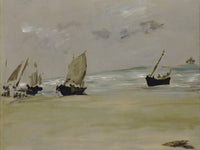 The Beach At Berck By Edouard Manet Fine Art Print 2
