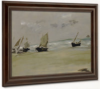 The Beach At Berck By Edouard Manet Fine Art Print 2