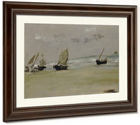 The Beach At Berck By Edouard Manet Fine Art Print 2