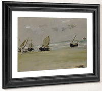 The Beach At Berck By Edouard Manet Fine Art Print 2