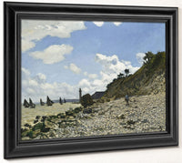 The Beach At Honfleur By Claude Monet Fine Art Print 2
