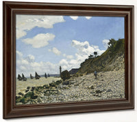 The Beach At Honfleur By Claude Monet Fine Art Print 2