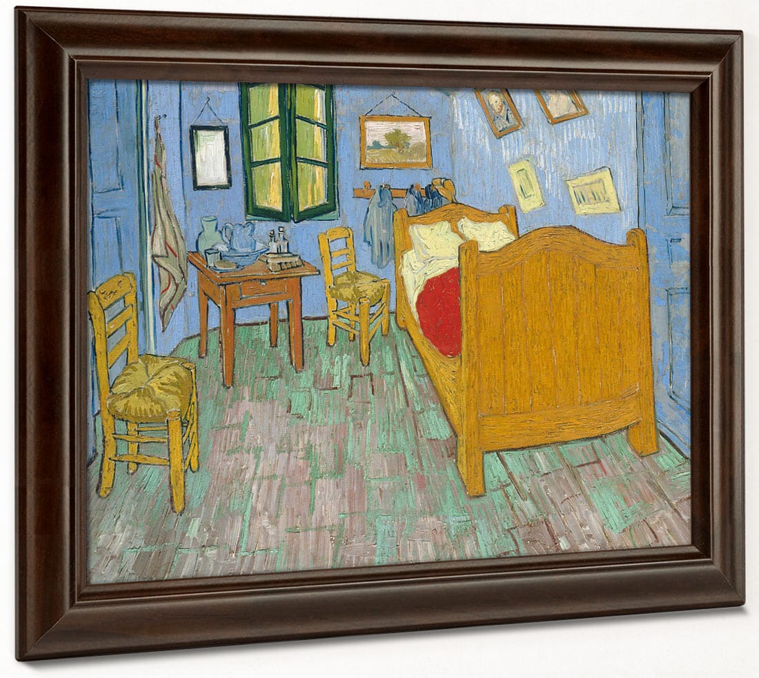 The Bedroom By Vincent Van Gogh Fine Art Print 2