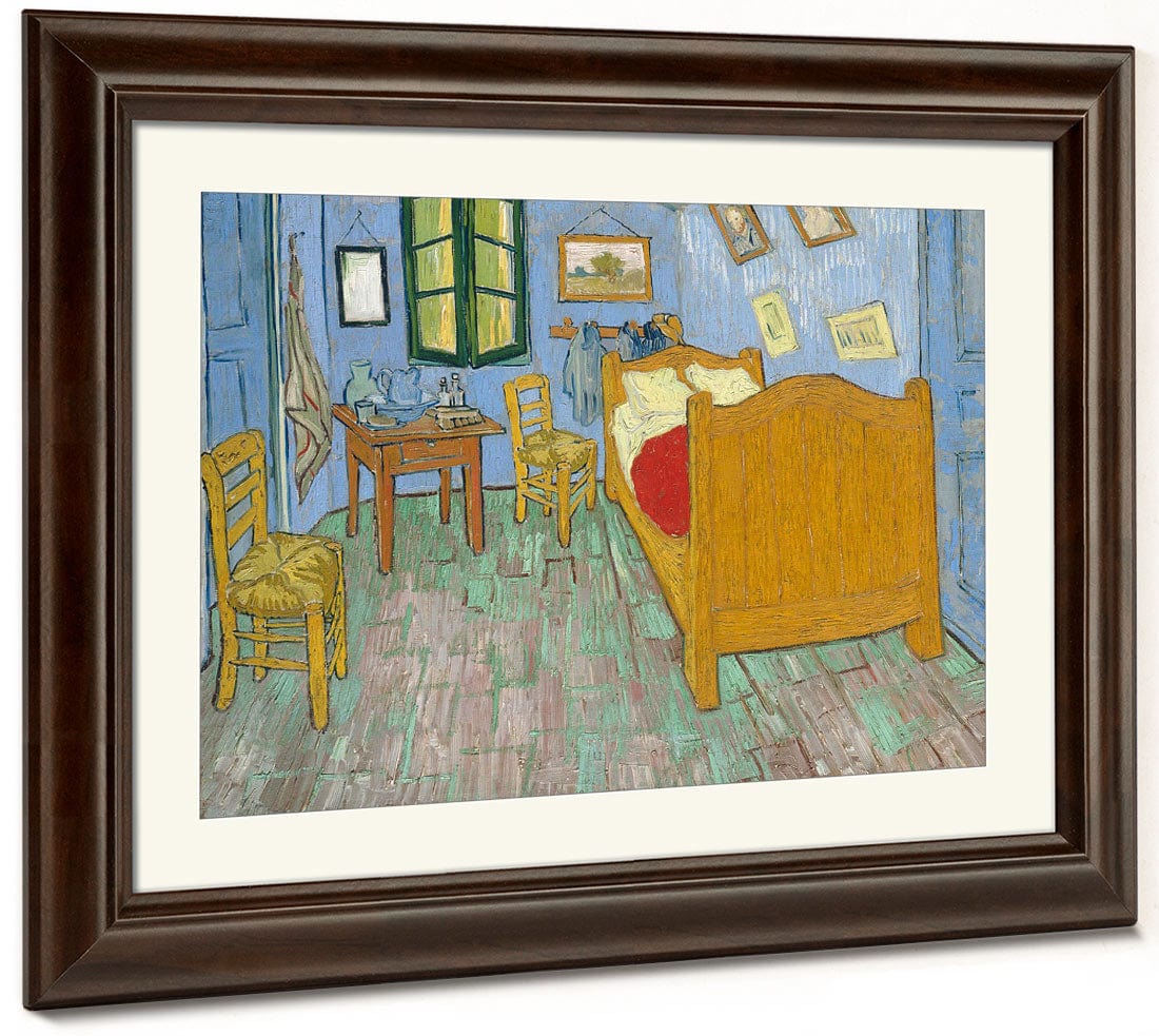 The Bedroom By Vincent Van Gogh Fine Art Print 2