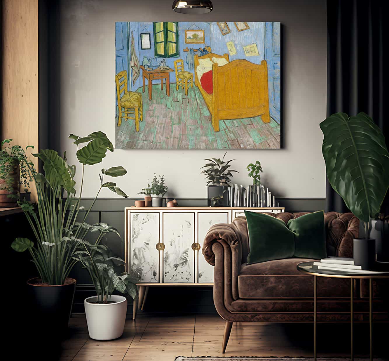 The Bedroom By Vincent Van Gogh Fine Art Print 2