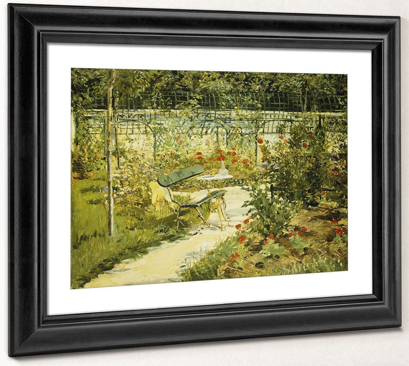 The Bench, The Garden At Versailles By Edouard Manet Fine Art Print 2