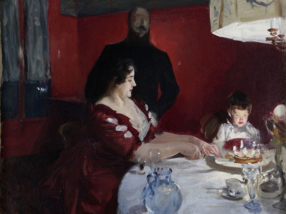 The Birthday Party By John Singer Sargent Fine Art Print 2