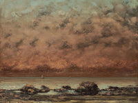 The Black Rocks At Trouville By Jean Desire Gustave Courbet Fine Art Print 2