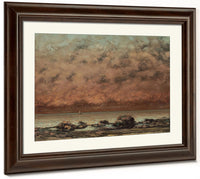 The Black Rocks At Trouville By Jean Desire Gustave Courbet Fine Art Print 2