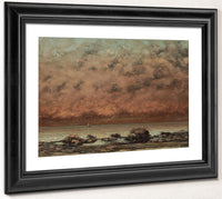 The Black Rocks At Trouville By Jean Desire Gustave Courbet Fine Art Print 2