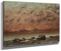 The Black Rocks At Trouville By Jean Desire Gustave Courbet Fine Art Print 2