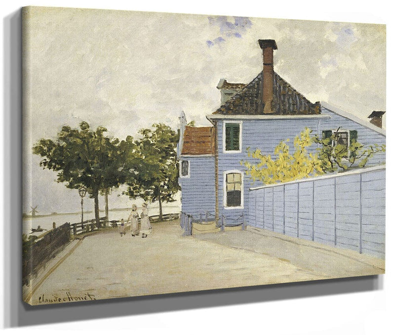 The Blue House, Zaandam By Claude Monet Fine Art Print 2