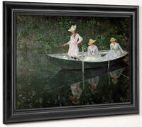 The Boat At Giverny By Claude Monet Fine Art Print 2