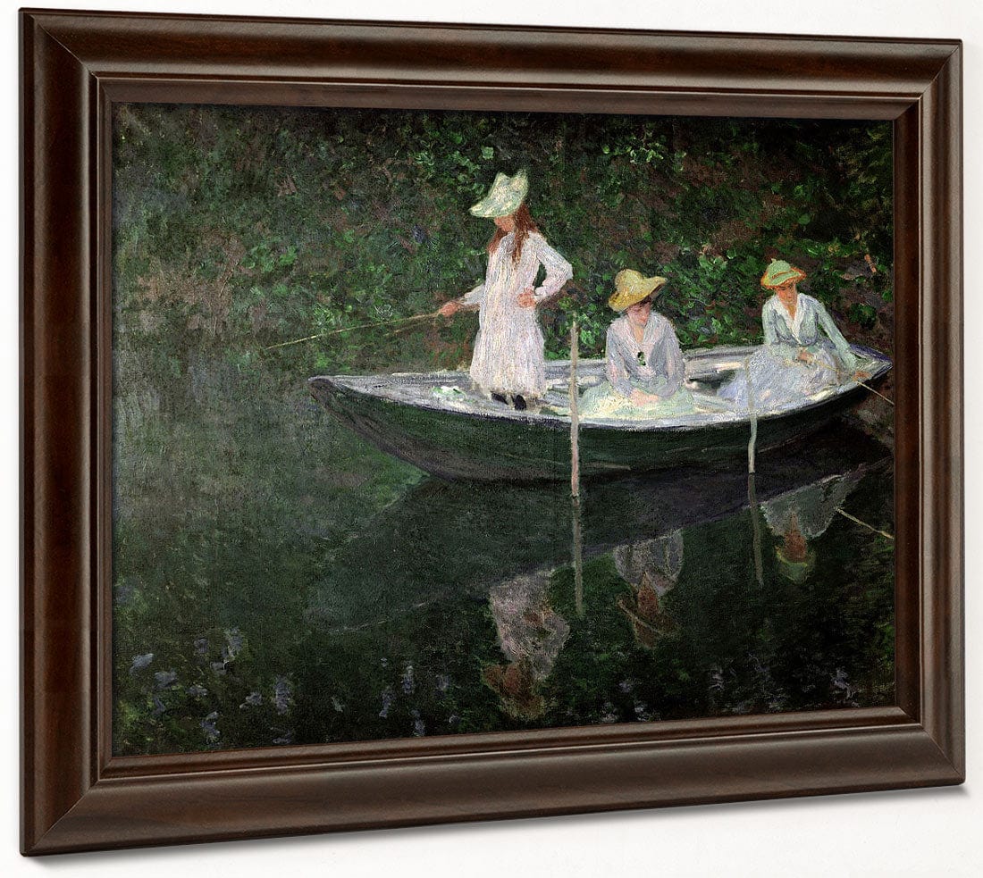 The Boat At Giverny By Claude Monet Fine Art Print 2