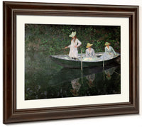 The Boat At Giverny By Claude Monet Fine Art Print 2