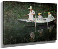 The Boat At Giverny By Claude Monet Fine Art Print 2