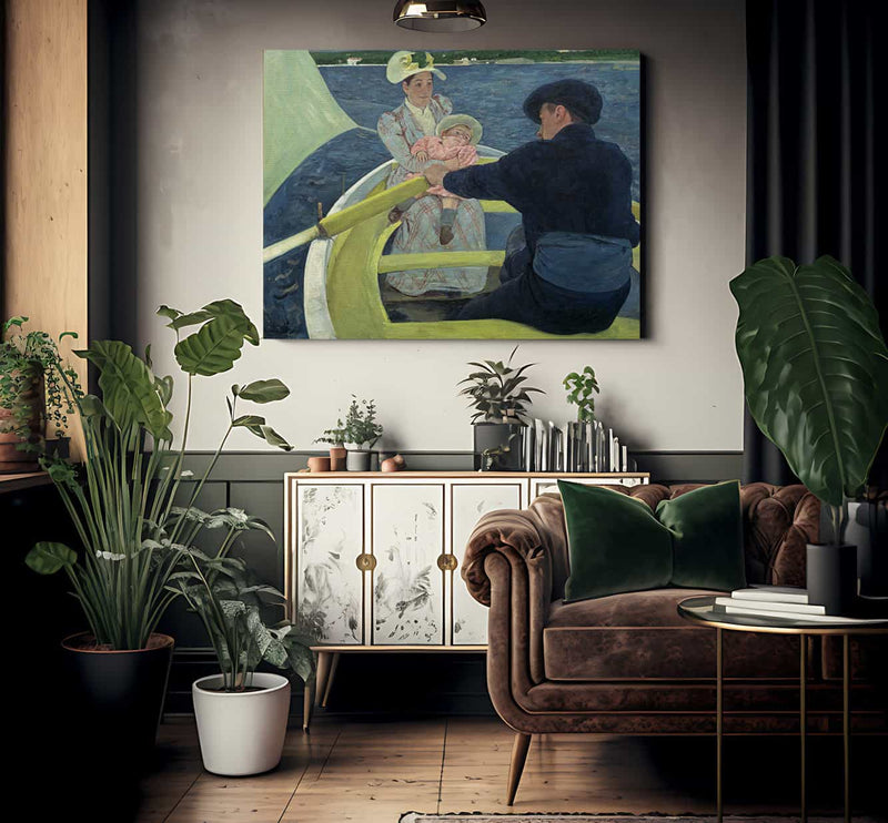 The Boating Party By Mary Cassatt Fine Art Print 2