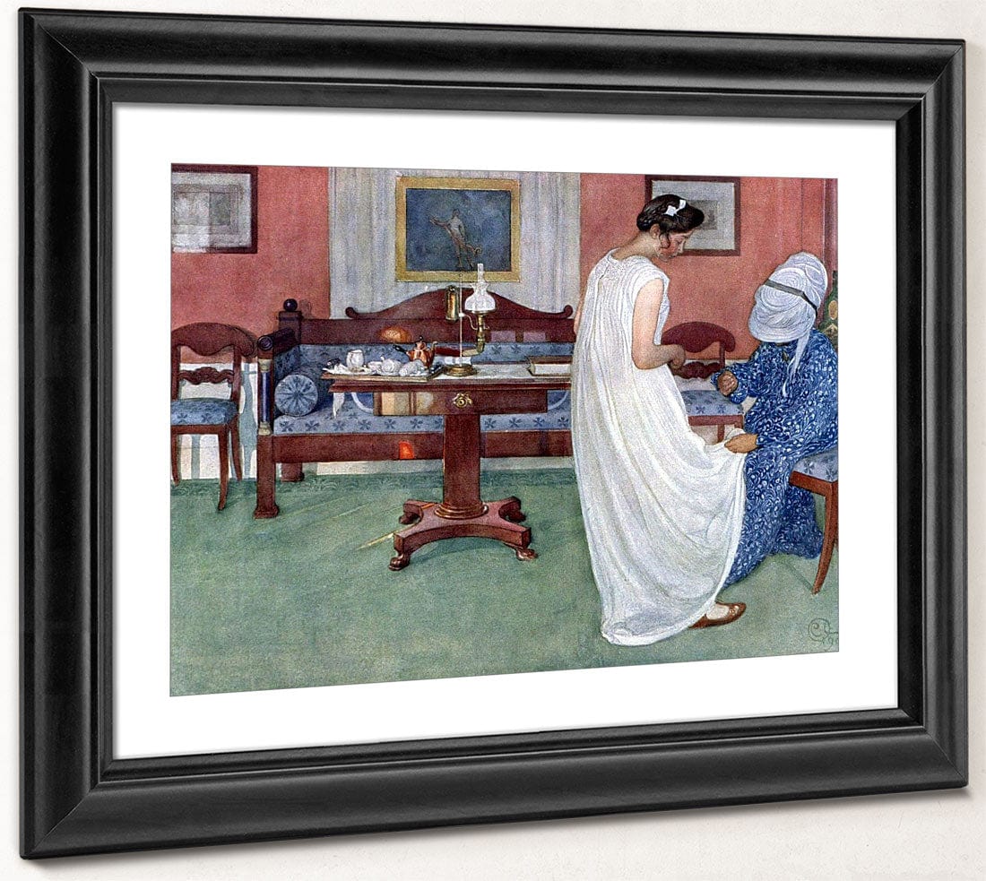 The Bridesmaid By Carl Larsson Fine Art Print 2