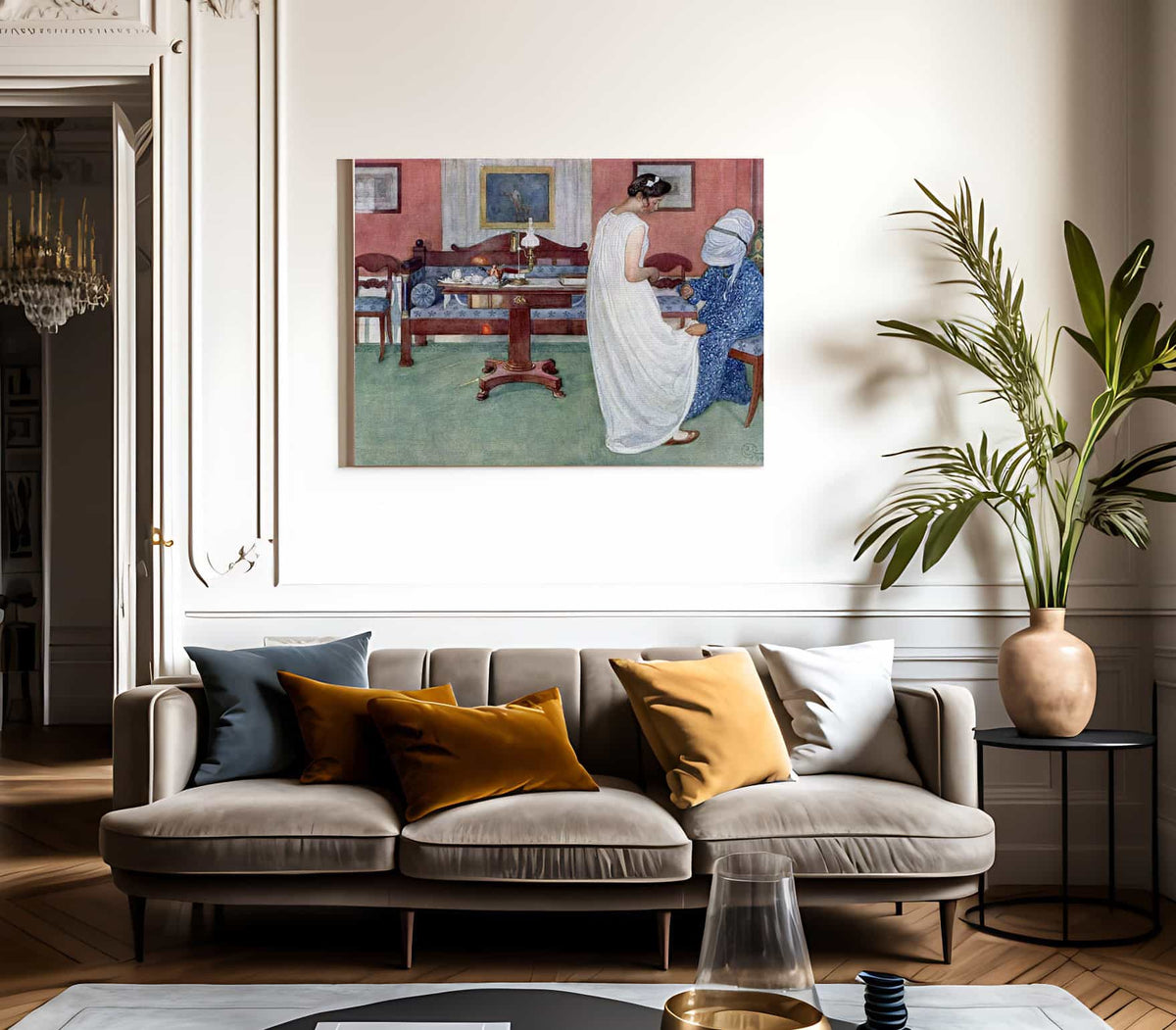 The Bridesmaid By Carl Larsson Fine Art Print 2