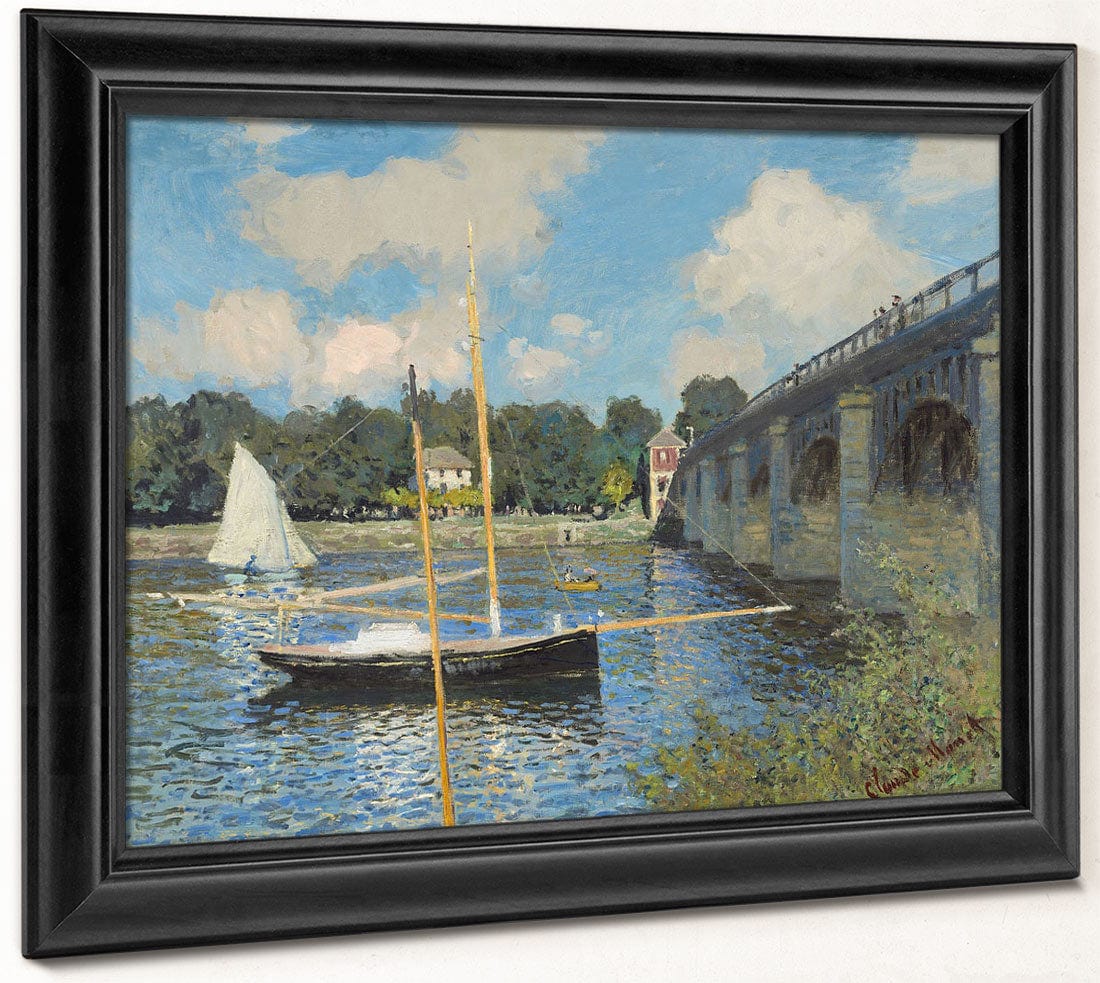 The Bridge At Argenteuil 1 By Claude Monet Fine Art Print 2