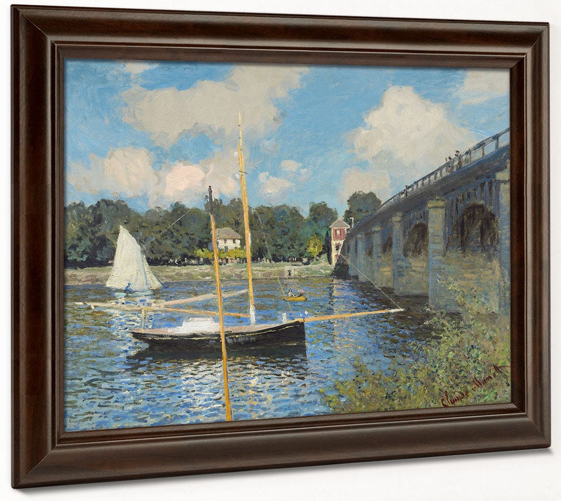 The Bridge At Argenteuil 1 By Claude Monet Fine Art Print 2