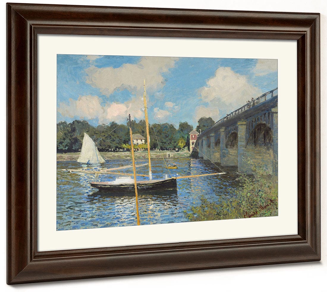 The Bridge At Argenteuil 1 By Claude Monet Fine Art Print 2