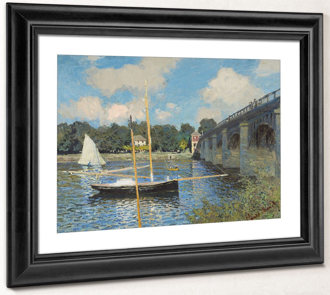 The Bridge At Argenteuil 1 By Claude Monet Fine Art Print 2