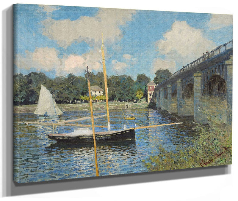 The Bridge At Argenteuil 1 By Claude Monet Fine Art Print 2