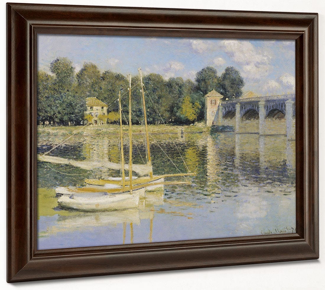 The Bridge At Argenteuil By Claude Monet Fine Art Print 2