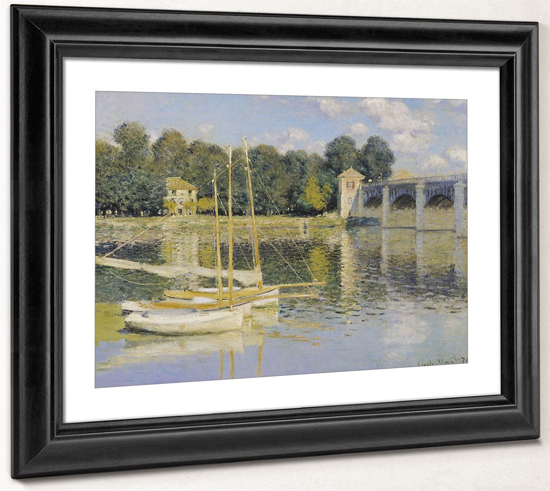 The Bridge At Argenteuil By Claude Monet Fine Art Print 2