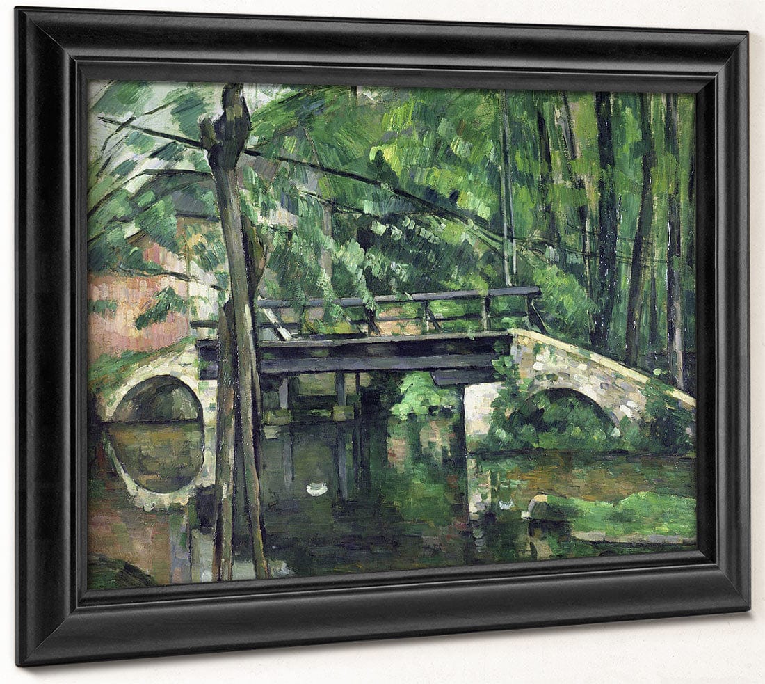The Bridge At Maincy, Or The Bridge At Mennecy, Or The Little Bridge 1 By Paul Cezanne Fine Art Print 2