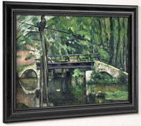 The Bridge At Maincy, Or The Bridge At Mennecy, Or The Little Bridge 1 By Paul Cezanne Fine Art Print 2