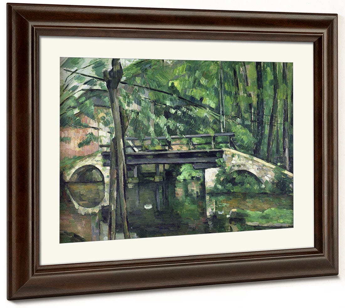 The Bridge At Maincy, Or The Bridge At Mennecy, Or The Little Bridge 1 By Paul Cezanne Fine Art Print 2